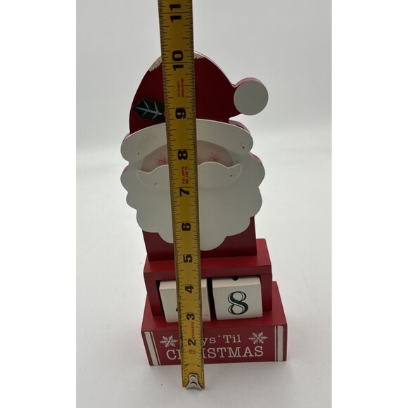 Days Till Christmas Santa With Counting Blocks - Picture 5 of 6